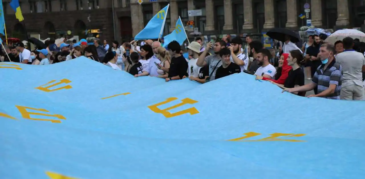 У Києві відзначили День кримськотатарського прапора (фото)