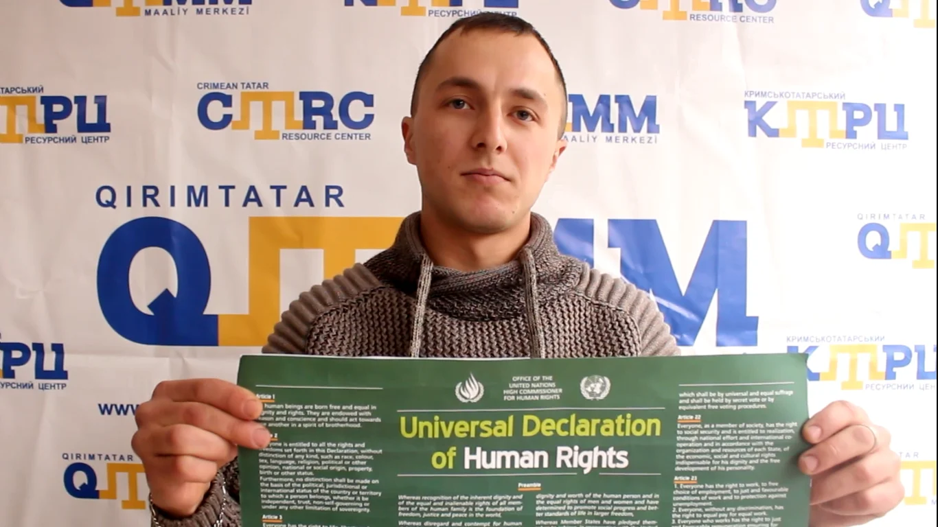 Crimean Tatars joined the Stand up for Human Rights campaign (video 41)