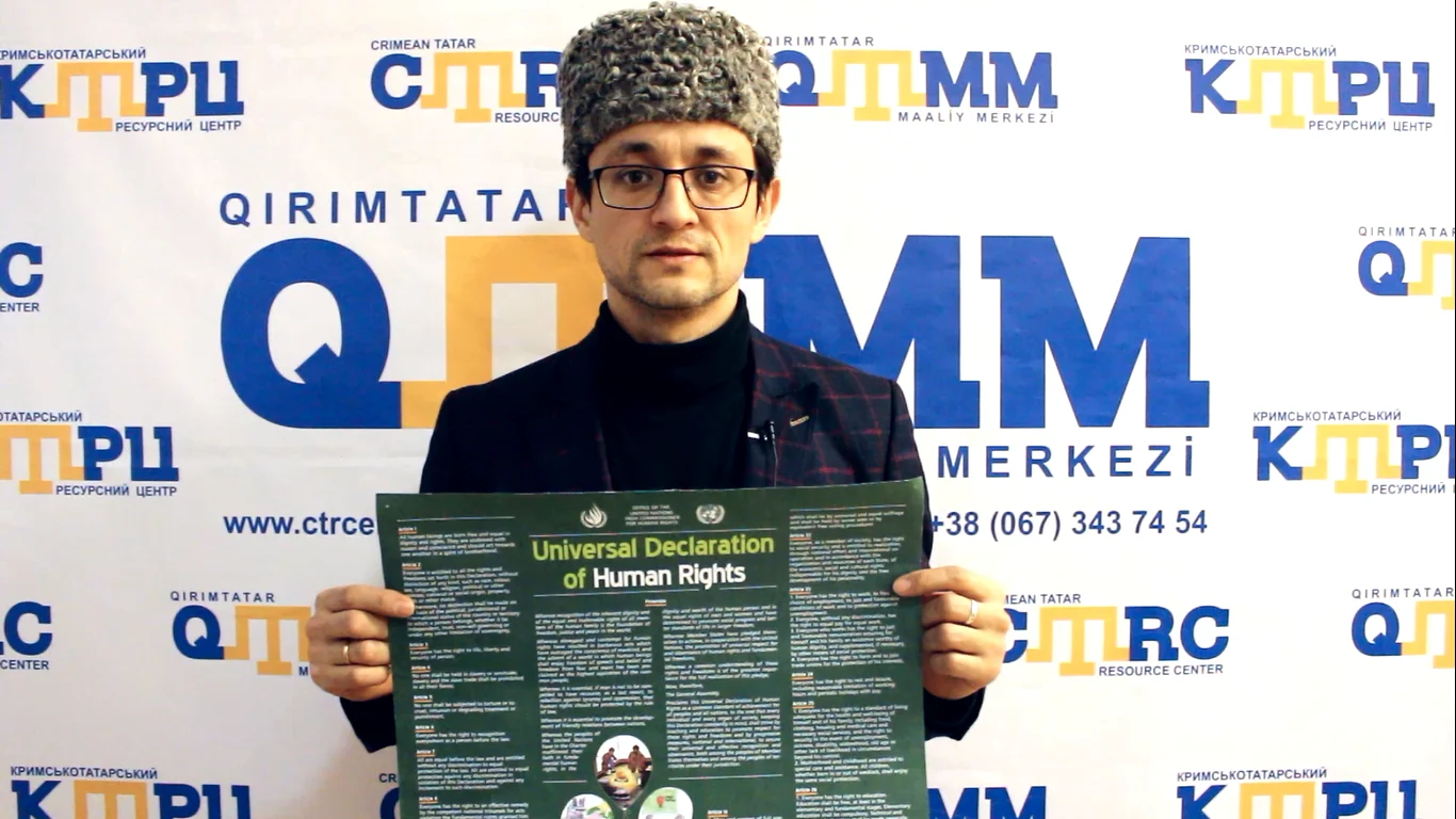 Crimean Tatars joined the Stand up for Human Rights campaign (video 39)