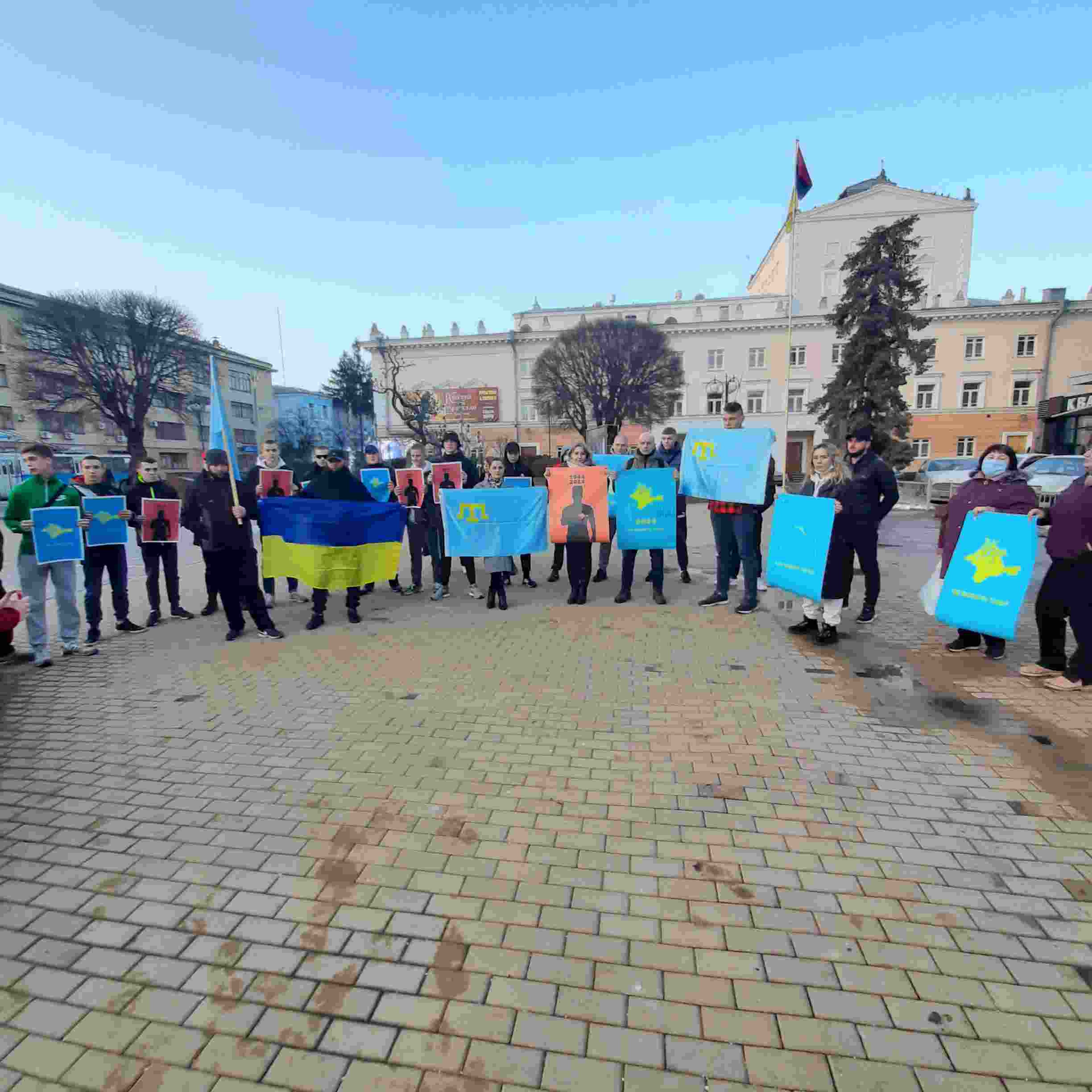 В Виннице провели акцию «Чи болить?», посвященную седьмой годовщине сопротивления оккупации Крыма