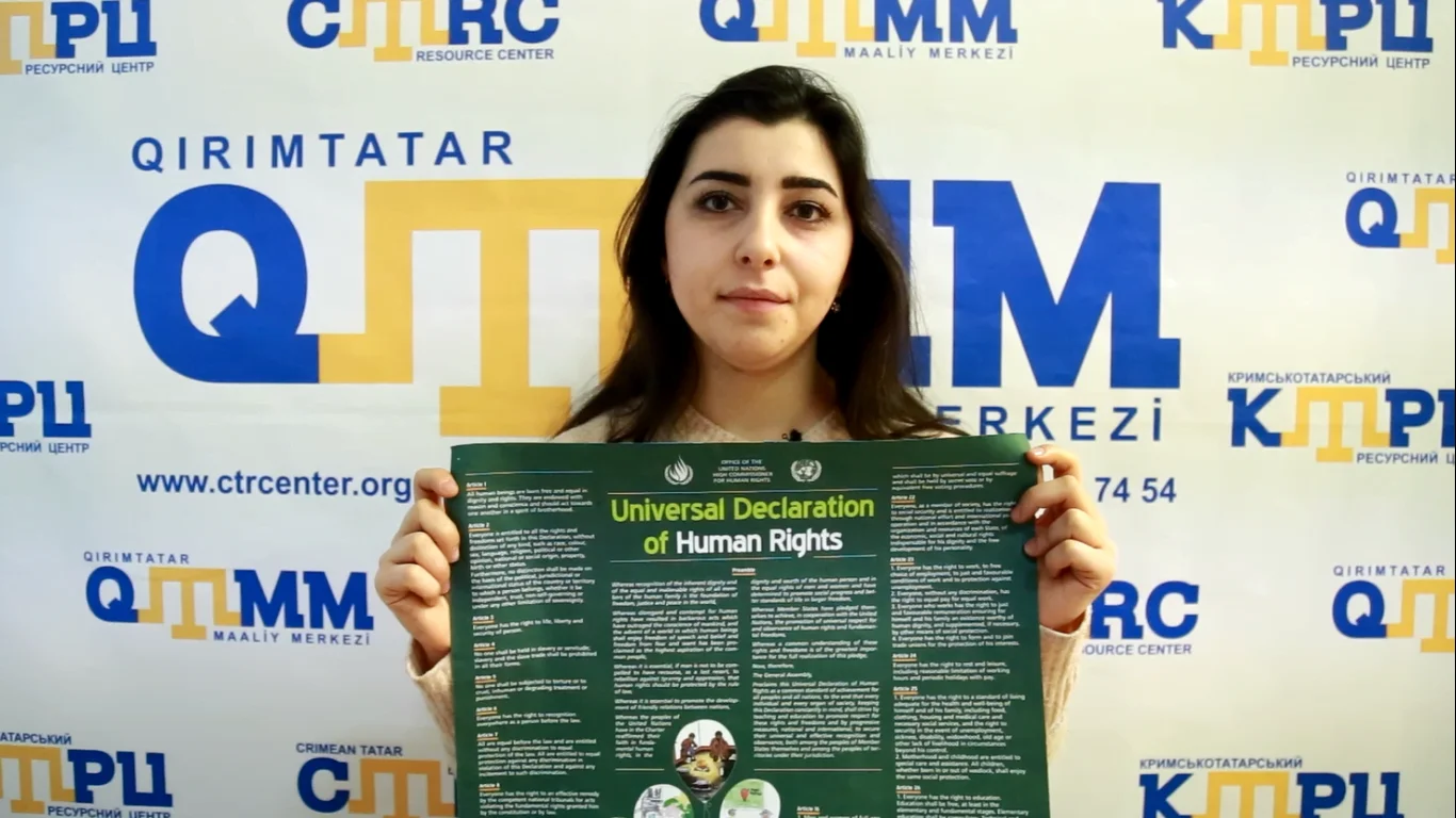 Crimean Tatars joined the Stand up for Human Rights campaign (video 40)