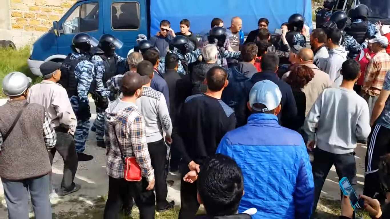 Задержание Меметова Ремзи (видео)