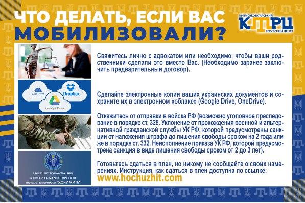 Інфографіка «Що робити, якщо вас мобілізували?»
